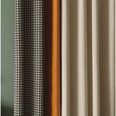 Cortina Personalizada Simone em Chenille Jacquard com Bloqueio de Luz e Design Color Block
